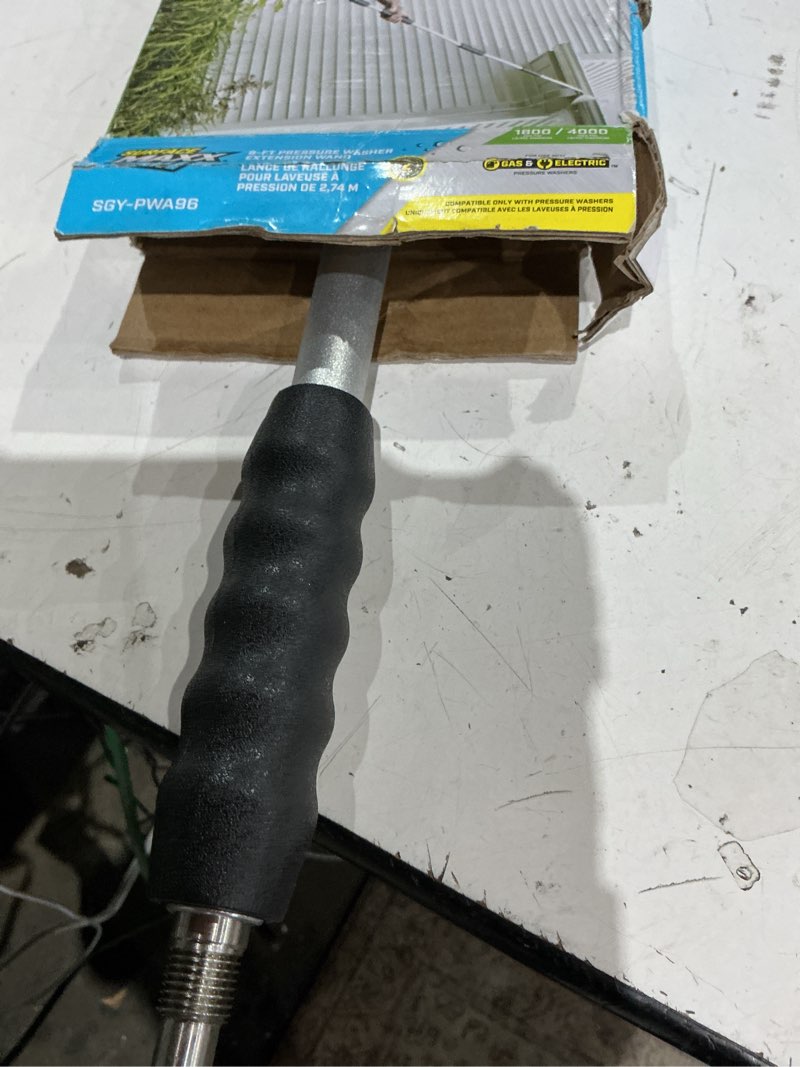 Condition photo showing As Is for surfacemaxx 9 ft. l extended reach wands 4000 psi