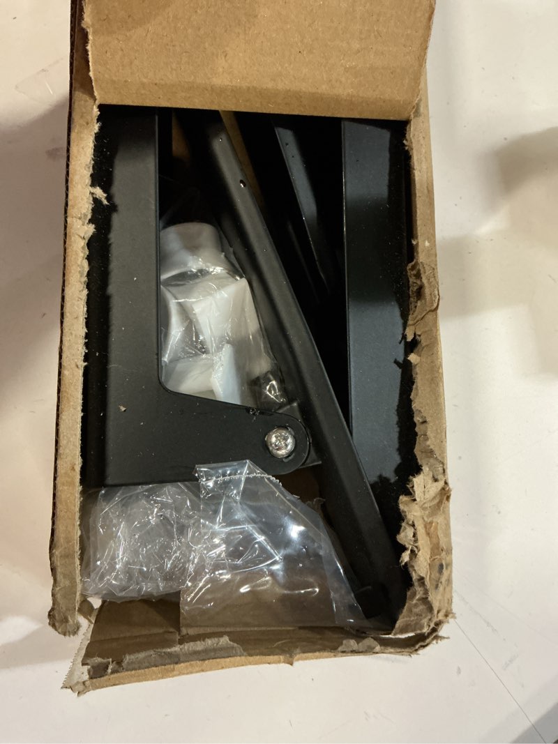 Condition photo showing Good Condition for 2 Pcs Steel Universal Wall-Mounted Microwave Brackets, Stainless Steel Microwave Mount Bracket, Retrackable Foldable Microwave Oven Wall Mounted Stand Holder Rack Bracket for Home Kitchen Accessories