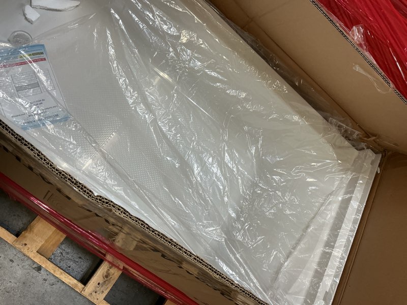 WOODBRIDGE 60” x 32” Four-Piece Direct-to-Stud Alcove Tub Surround with Right-Drain Hole Soaking Bat