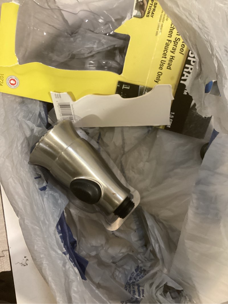 Condition photo showing Good Condition for danco smart spray stainless steel faucet spray head