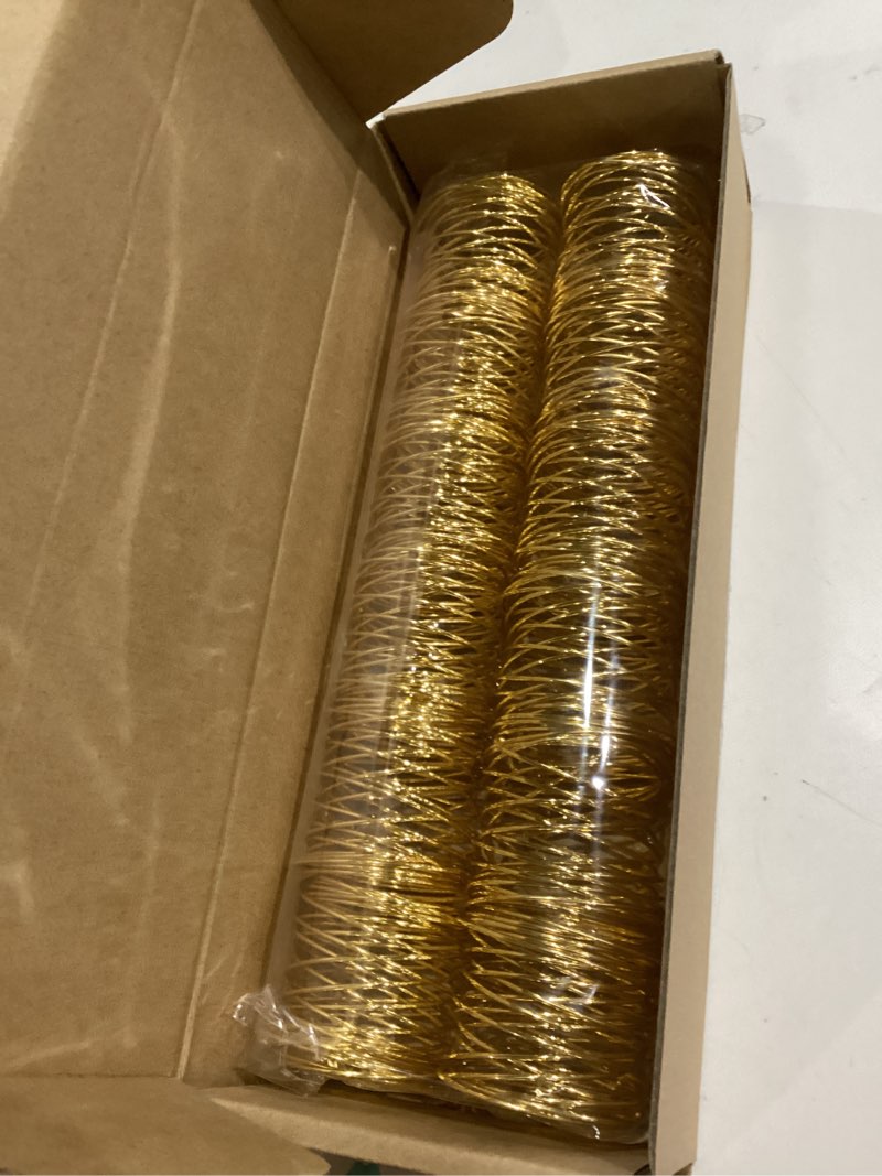 Condition photo showing New/Like New for 12 Pieces Napkin Rings Holders Handmade Round Mesh Heavy Duty Metal Napkin Rings Holder for Dinner Decoration Dining Table Parties Wedding Christmas(Gold)