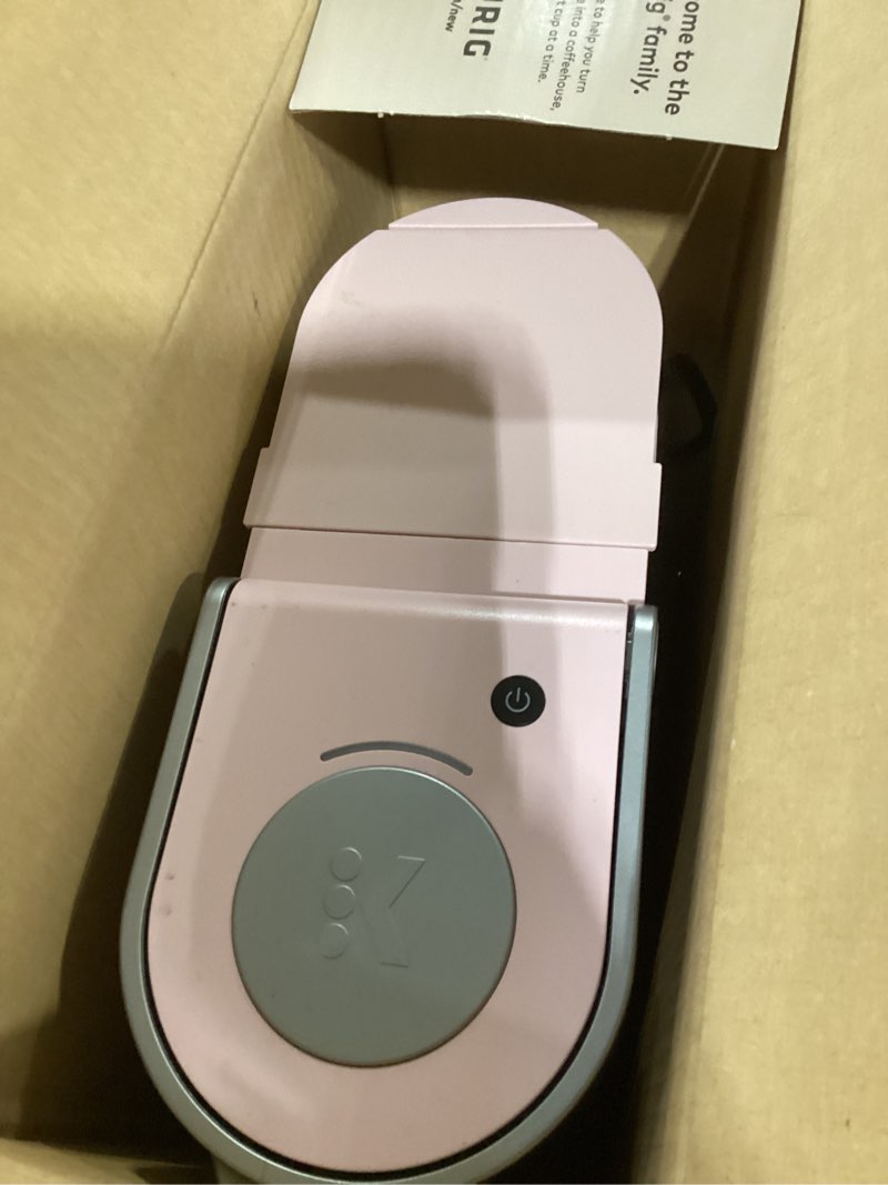 Condition photo showing Good Condition for Keurig K-Mini Single Serve K-Cup Pod Coffee Maker, 6 to 12oz Brew size, with Cord Storage, Perfect for Small Spaces, Dusty Rose