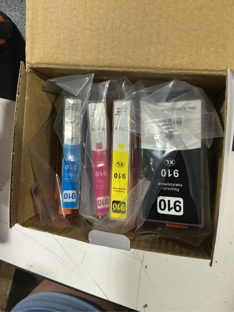 Condition photo showing Good Condition for 910xl ink cartridge combo pack replacement for hp ink 910 xl series compatible with officejet pro 8010 8020 8025 8028 8030 8035 8015 8018 8022 printer.(4 pack,b/c/m/y)