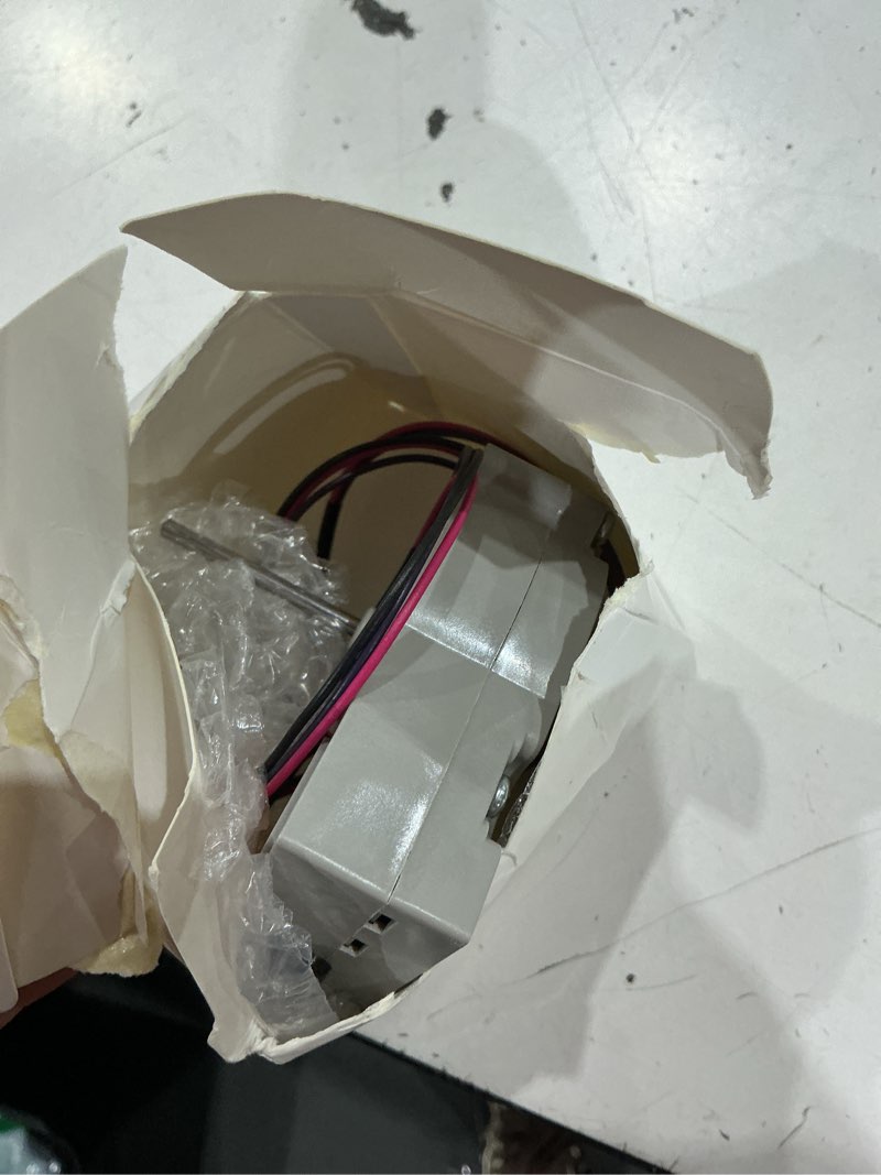 Condition photo showing As Is for jfqwle eau61524007 refrigerator evaporator fan motor compatible for lg kenmore refrigerator replacem
