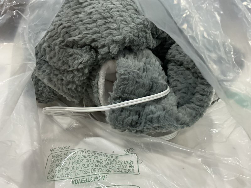 Condition photo showing As Is for heated blanket electric blanket,cozy faux rabbit fur & soft flannel warm heater throw blanket with 5 fast heating levels &10hours auto-off over-heat protection?50" x 60" (grey)