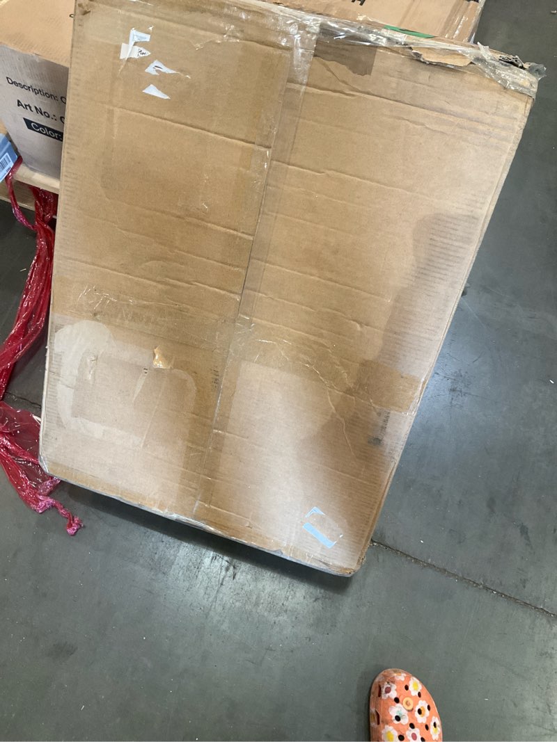 Condition photo showing As Is for meefar folding hitch mount cargo carrier basket 60" x 20" x 6"+waterproof cargo bag 16 cubic feet(58" 19" 24"),hauling weight capacity of 500 lbs and a folding arm.with hitch stabilizer,net and straps hitch 60" and bag