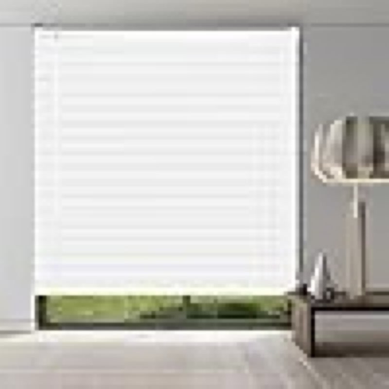 1" cordless mini blinds 20" w x 36" h, white vinyl blinds, horizontal light filtering blinds, window blinds for indoor windows, office, kitchen, bathroom and living room.