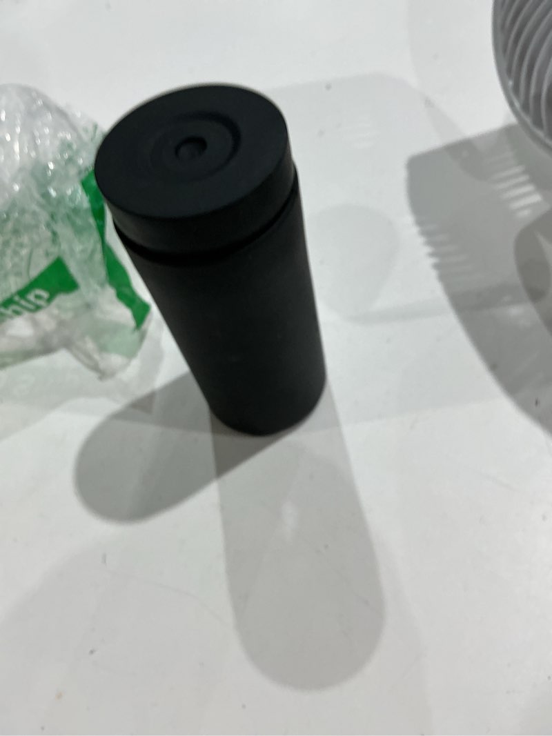 Condition photo showing As Is for dish soap dispenser for kitchen, silicone squeeze bottle for dish detergent (black)