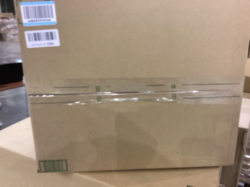 Condition photo showing As Is for Andency Oversized King Quilt Set Mineral Blue, 128x120 Stripe Bedspread Coverlet Super King Size, 3 Pieces Lightweight Blue Patchwork Quilted Bed Cover Decor for All Season (1 Quilt, 2 Pillowcases) 18 - Mineral Blue Super King Plus (128"x120")