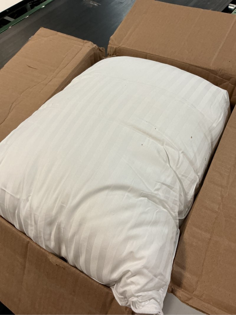 Condition photo showing As Is for eiue hotel collection bed pillows for sleeping 2 pack queen size?pillows for side and back sleepers,super soft down alternative microfiber filled pillows,20 x 30 inches