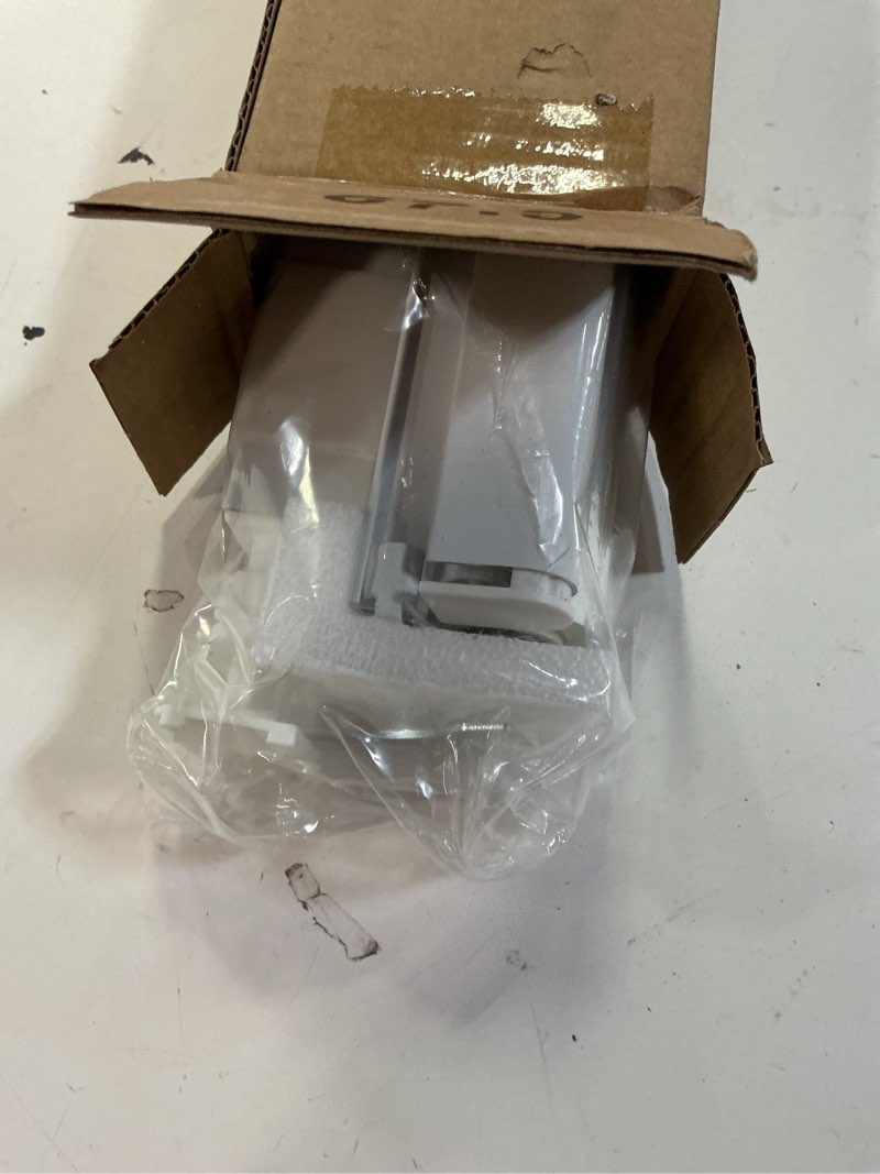 Condition photo showing Good Condition for LazBlinds No-Drill Cordless Zebra Blinds - Dual Layer Light Filtering & Room Darkening, Free-Stop Lift, Easy Install, Day & Night Privacy with Valance for Window 27" W x 64" H, White 27"W x 64"H White