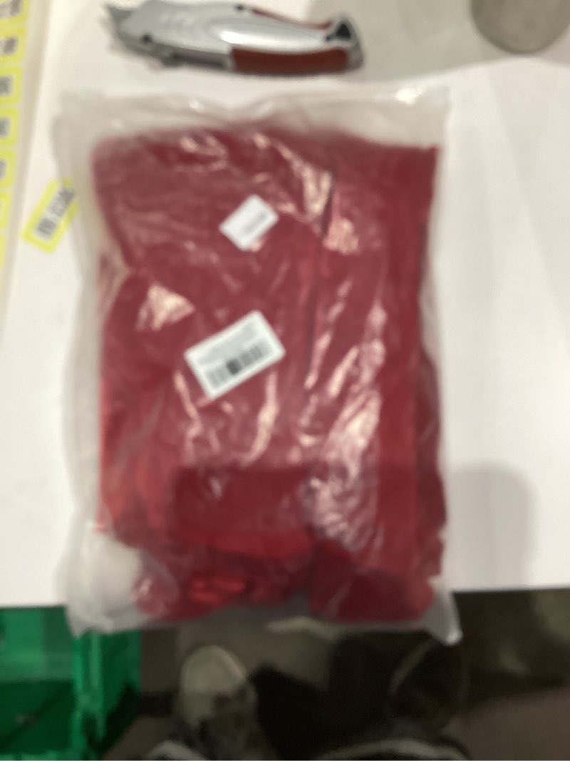 Condition photo showing New/Like New for LAGSHIAN Women's Sexy Strapless Backless Mini Dress Tube Top Petal Ruffle Cocktail Party Dresses Winered Large