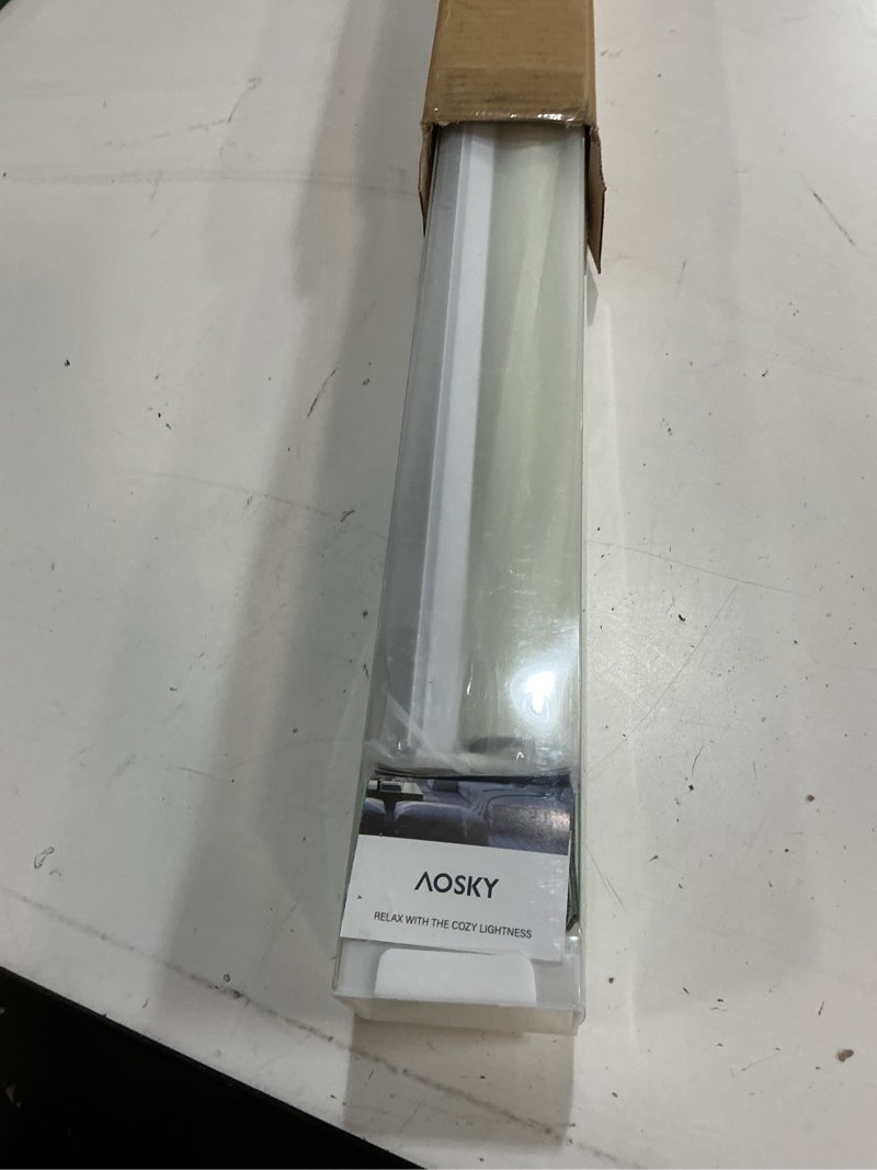 Condition photo showing Good Condition for aosky cordless roller shades blackout blinds for windows room darkening rolled up shades with spring system, uv protection window shades door blinds for home and office (55" w x 72" h, ivory white) 55"w x 72"h ivory