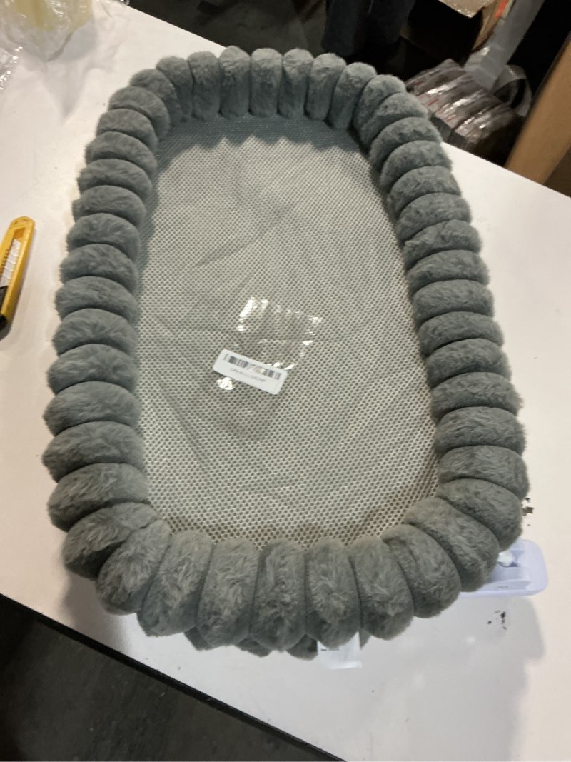 Condition photo showing As Is for CHEERPALS Cat Window Perch for Indoor Cats Hammock for Window with Reversible Cushion, Foldable Cat Window Bed for Large Cats and Kittens(Grey,Medium) Grey Medium