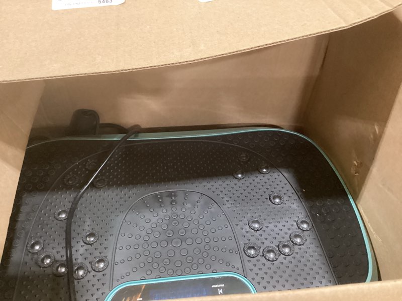 Condition photo showing Good Condition for AXV Vibration Plate Fitness Platform Exercise Machine Vibrating Shaking Full Body Shaker Workout Vibrate Stand Shake Board Sport Gym for Weight Loss Fat Burner for Women Men SLIM-GREEN