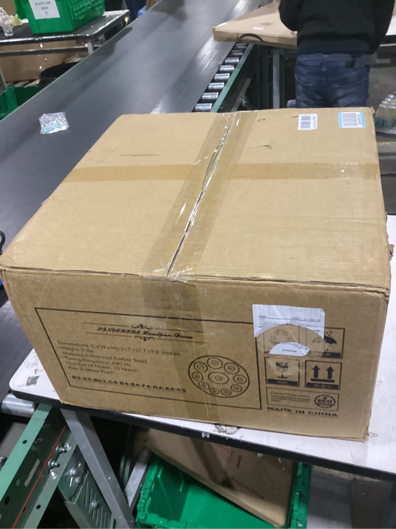 Condition photo showing As Is for SINGOFIRE New Upgrade Advanced Handpan Drum, Ember Steel Handpan, 10-Notes with Bag, 22-Inch 440Hz D