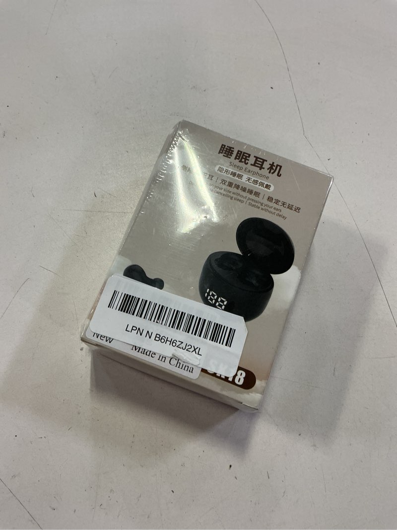 Condition photo showing New/Like New for Yihou Ear Buds Invisible Small Mini Sleep Earbuds Headphones Wireless Bluetooth Comfortable Tiny Sleeping Smallest Low Profile Micro Discreet Hidden Kids Earbuds Ear Buds for Small Ear Canals Work Black