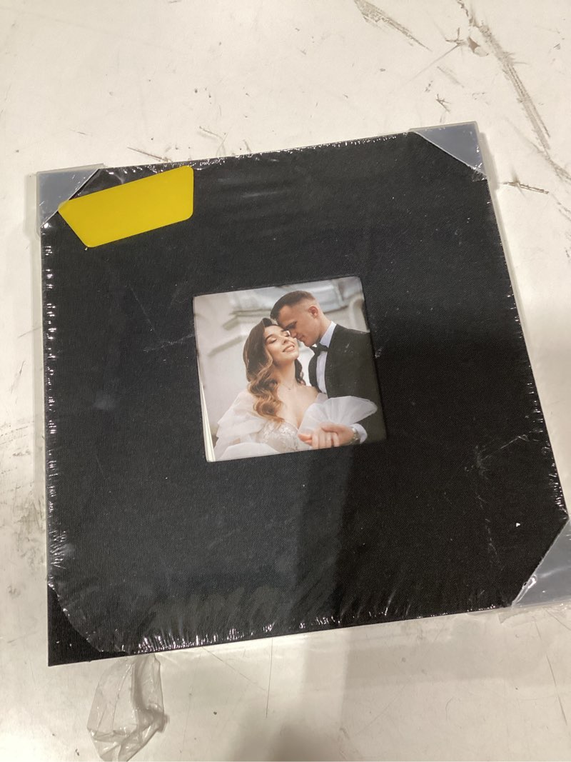 Condition photo showing As Is for similar productYwlake Photo Album 4x6 500 Pockets Photo, Extra Large Capacity Family Wedding Picture Albums Holds 500 Horizontal and Vertical Photos Black 500 Pockets Black