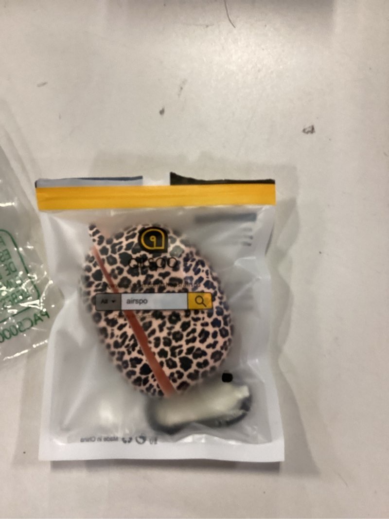 Condition photo showing Good Condition for Silicone Leopard AirPods 4 Case 2024, Gawnock Case Cover with Cleaner Kit for Apple Airpods 4th Generation Print Soft Flexible Cover for Air Pod 4th Women Girls, Skin with Keychain - Leopard Khaki for AirPods 4th 2024 Leopard Khaki (similar product)