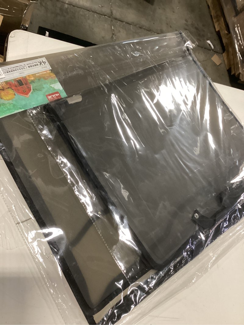 Condition photo showing New/Like New for Plastic Art Portfolio with Zipper and Divider, Large Waterproof Art Storage Folder with Handles for Artwork, Sketches, Drawings, Photography, and Posters (Black, Large + Medium) Black Large + Medium