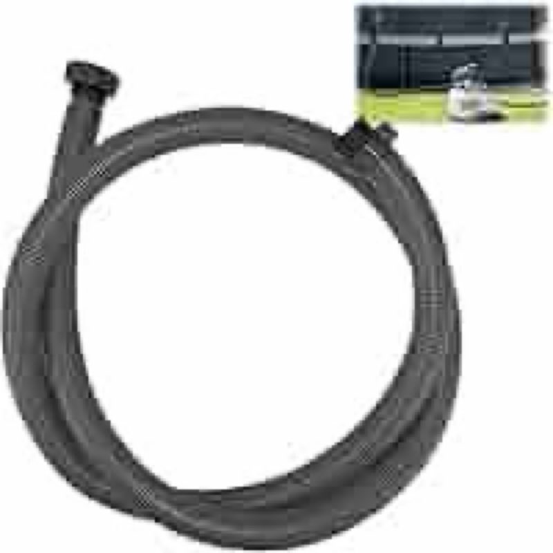 10ft 1 1/2\" Pool Hose for Above Ground Pools Long Pool Pump Replacement Filter Hoses 1.5\" EVA Swimming Pool Filter Hose for Filter Pumps, Saltwater Systems and Sand Filters (black)