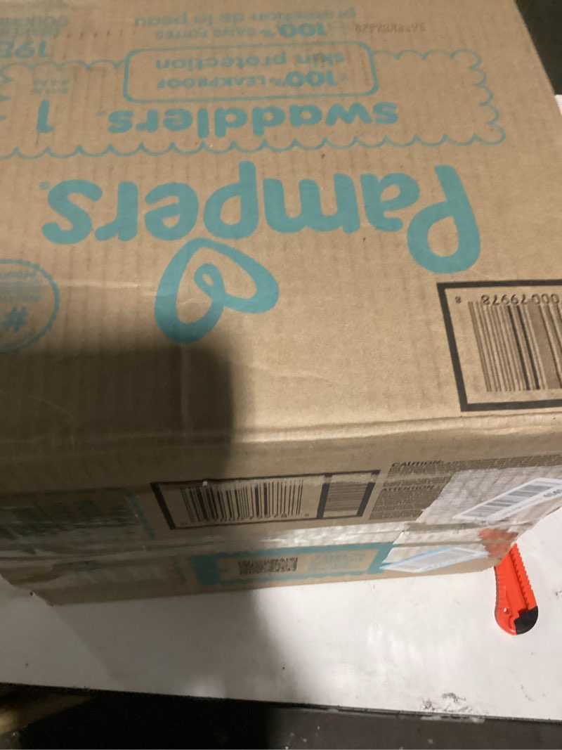 Condition photo showing Good Condition for pampers swaddlers diapers size 1  198 count (select for more options)