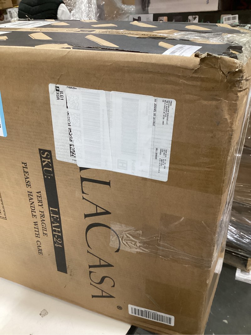 Condition photo showing New/Like New for MALACASA 24 Pieces Porcelain Dinnerware Set, Modern White Dish Set for 6, Premium Serving Plates and Bowls Sets, Chip and Scratch Resistant Dishware Sets Kitchen Dishes Dining Ware Set, Series LEAH Ivory White 24 Piece (Service for 6)