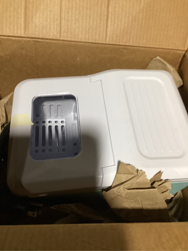 Condition photo showing New/Like New for Igloo Automatic Ice Maker, Self-Cleaning, Countertop Size, 26 lbs in 24 Hours, 9 Large or Small Ice Cubes in 7 Minutes, LED Control Panel, Scoop Included, Great for Water Bottles, Mixed Drinks, Aqua