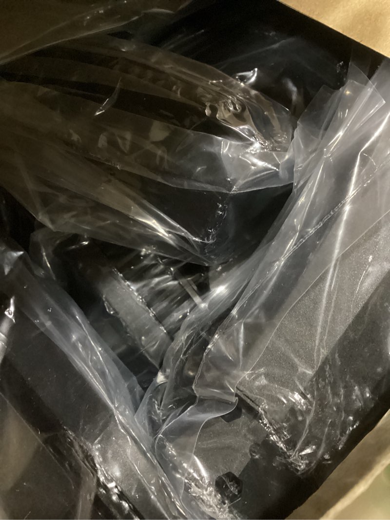 Condition photo showing Good Condition for Elevated Dog Bowl Stand (Not Bowl Included), 3 Adjustable Heights,Adjustable Width, Non-Slip Foot Mats, Tilting Raised Dog Bowls for Small, Medium and Large Dogs Breed (1 Pack), Black Not Bowls-1pack