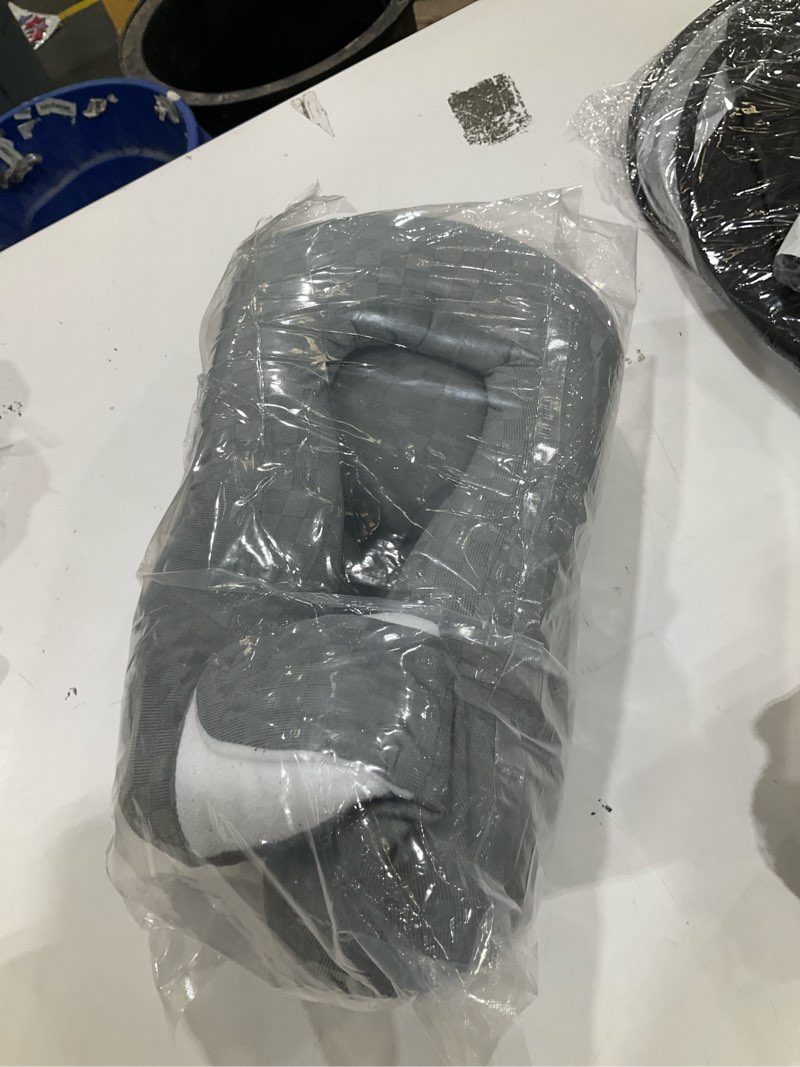 Condition photo showing Good Condition for 2-layer neck pillow for office, recliner & car -breathable,washable | u-shape, dual-zone support, 5-in-1 use: headrest, lumbar, seat cushion, travel, 15.7x11.8x6.3 in, 1.3 lbs, hollow fiber fill grey