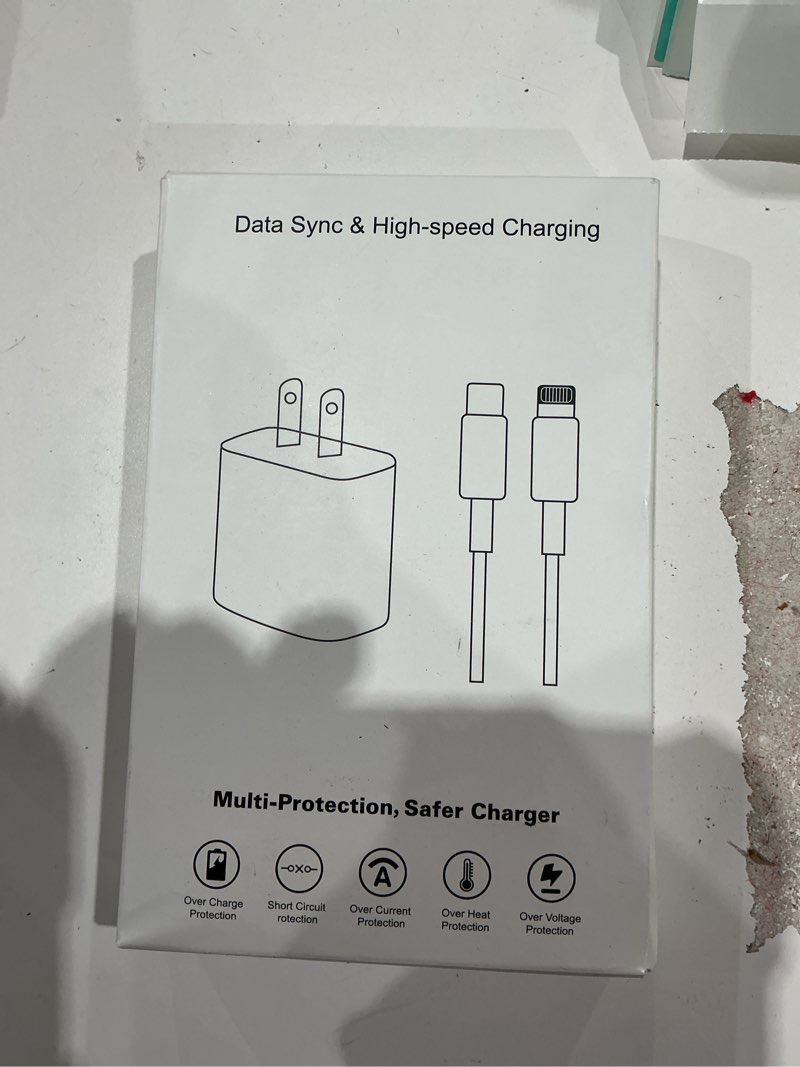 Condition photo showing New/Like New for 3 pack fast charger iphone,?apple mfi certified?6ft iphone charger fast charging usb c block wall adapter 6 foot type c to lightning cable for iphone 14 pro max/14 plus/13 pro/12/12pro/11/xs/x,airpods 6ft c-l