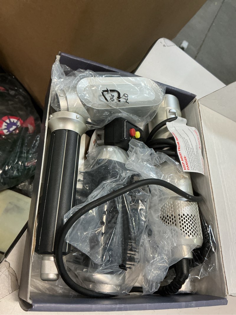 Condition photo showing Good Condition for 6 in 1 Blow Dryer Brush, Upgrade Hair Dryer Brush Set Negative Ion Air Styler Curling Wrap Air Curler, Hot Air Brush Curling Iron Hair Styling Tools As A Gift for Straight/Curl/Dry/Smooth