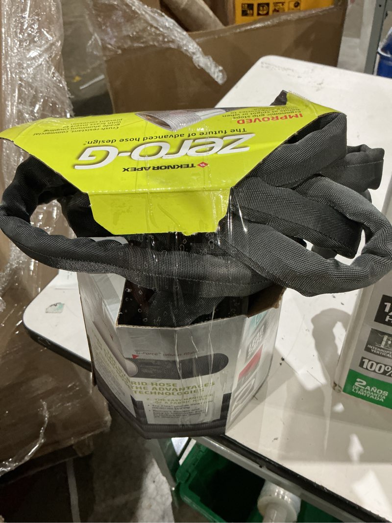 Condition photo showing As Is for teknor apex zero-g 5/8 in. d x 50 ft. l heavy duty commercial grade garden hose