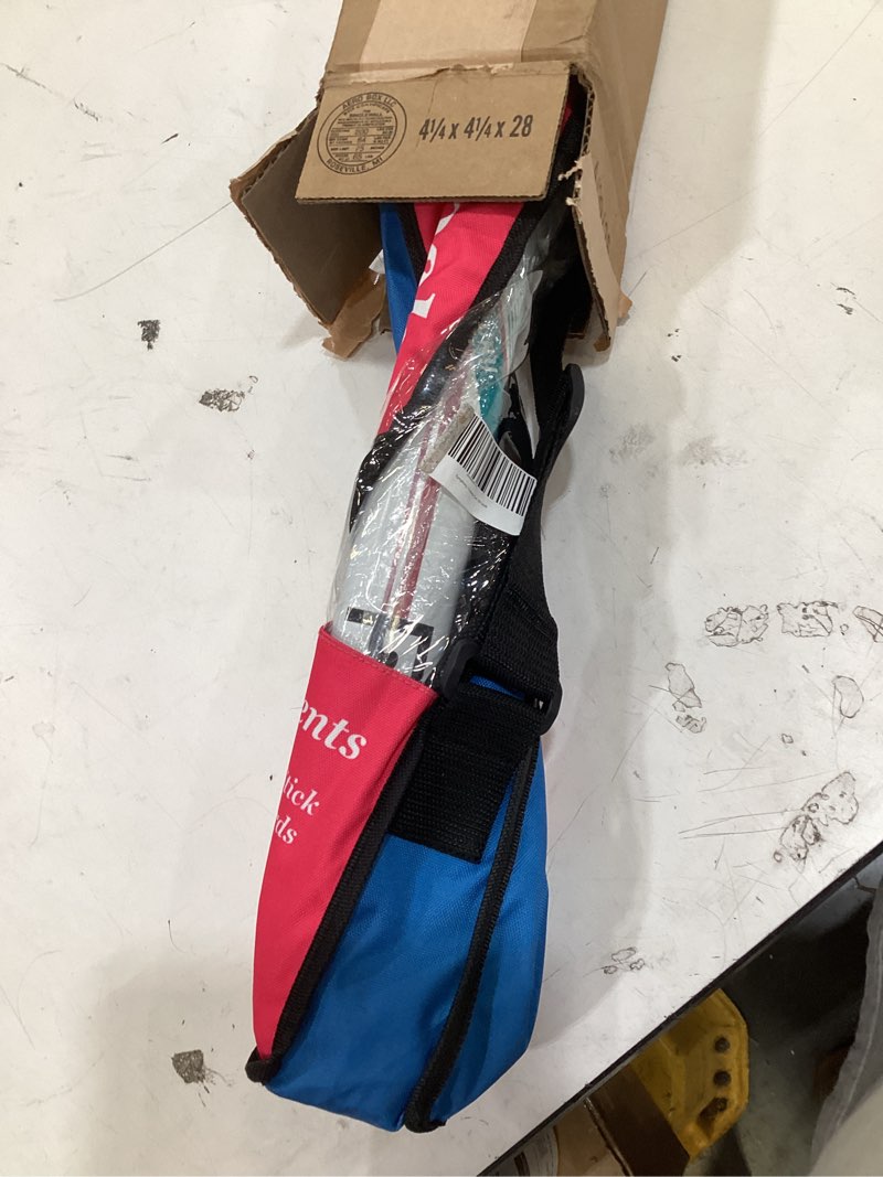 Condition photo showing As Is for field hockey sticks 30 inch 32 inch 34 inch shin guards ball bag complete gift set - hockey stick colorful hockey ball set 30 inch hockey stick set stick, ball, shinguards, carry bag