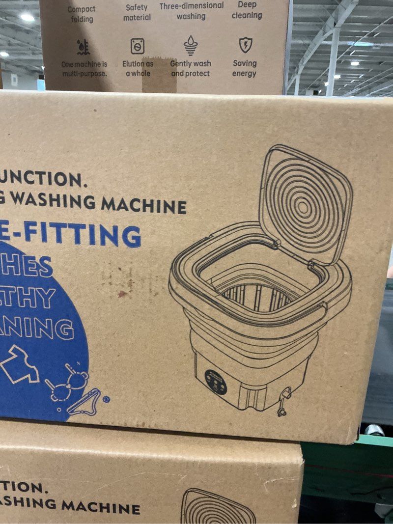 Condition photo showing Good Condition for mini portable washing machine, compact washer for smaller laundry clothing items, perfect for dorms, apartments, traveling, and all other small spaces, best gift (purple)