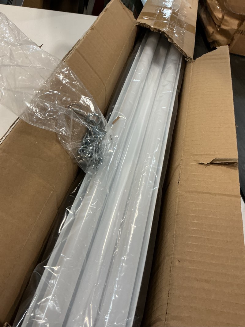 Condition photo showing Good Condition for 4ft linkable led shop light for garages, 42w 4800lm 5000k daylight led shop lights, ceiling light with pull chain (on/off), linear worklight fixture with plug, 2 pack