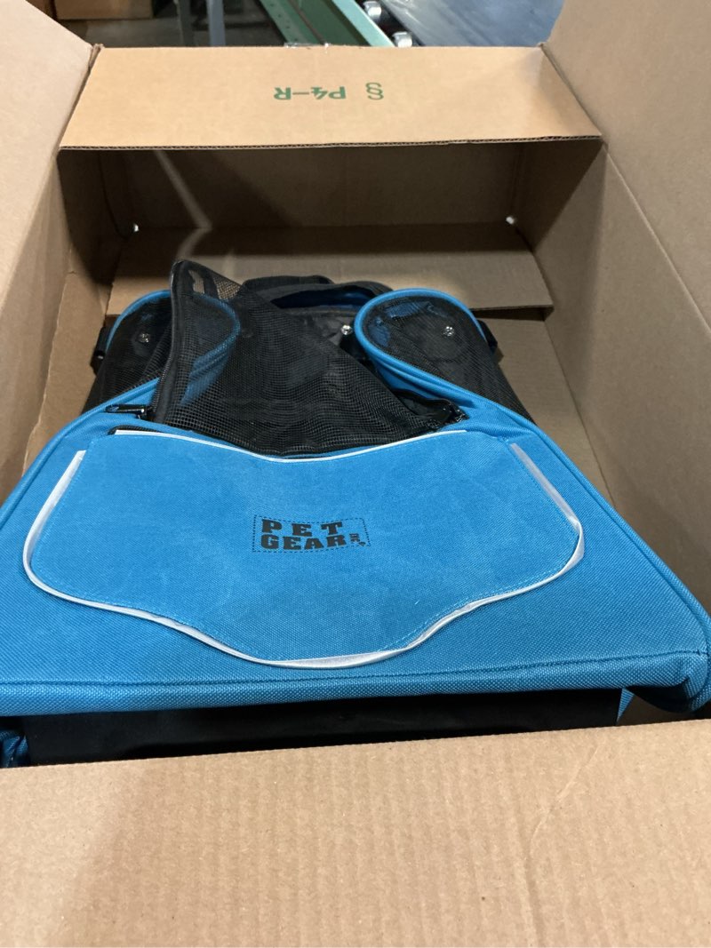 Condition photo showing Good Condition for pet gear i-go2 roller backpack, travel carrier, car seat for cats/dogs, mesh ventilation, included tether, telescoping handle, storage pouch, 2 models, available 12 colors new misty blue medium - sport
