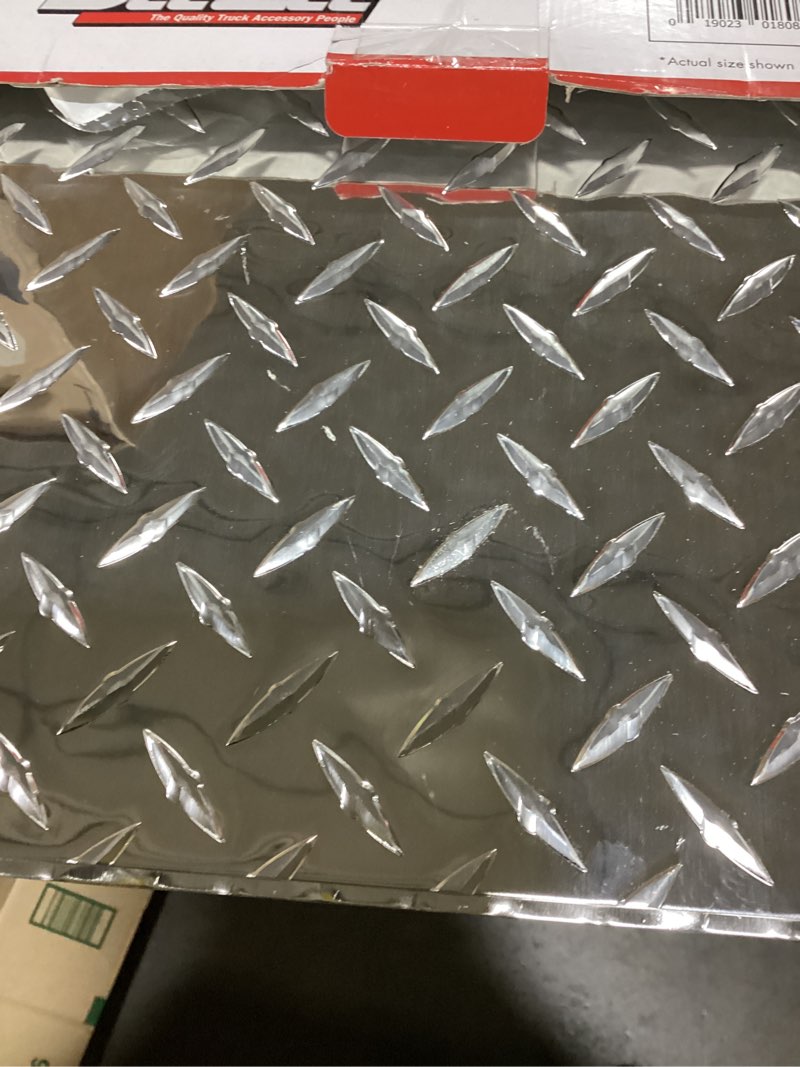 Condition photo showing As Is for flaps brite-tread universal 11x19 notched