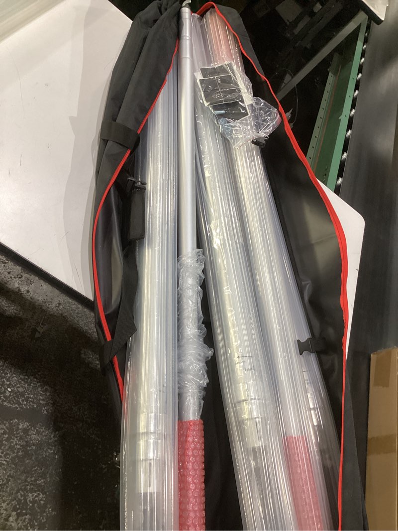 Condition photo showing Good Condition for slow dolphin 20 x 8.6ft pipe and drap photo studio backdrop stand kit, heavy duty adjustable frame backdrop stand with carry bag for event, birthday party, displays and wedding decoration.