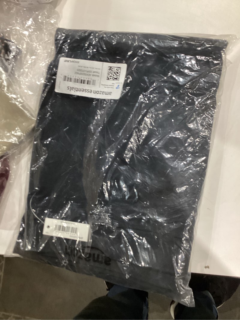 Condition photo showing New/Like New for Amazon Essentials Women's Dressy Cropped Wide Leg Pull-On Pants XX-Large Black