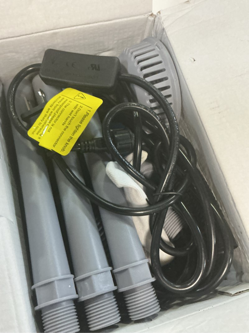 Condition photo showing As Is for upettools aquarium gravel cleaner - electric automatic removable vacuum water changer sand algae cleaner filter changer 110v/28w