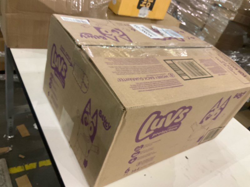 Condition photo showing item condition for Luvs Diapers - Size 6, 144 Count, Bluey Platinum Protection Baby Diaper Size 6 144