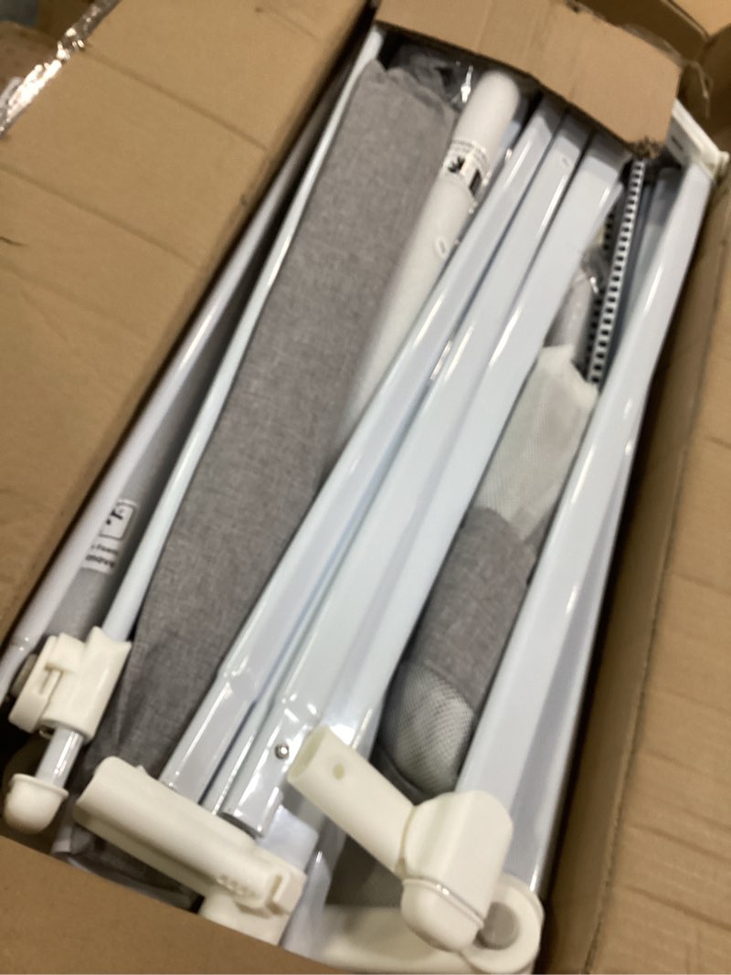 Condition photo showing As Is for 3-Piece King Size Bed Rail for Toddlers - Adjustable Baby Bed Rail Guard, Kids Safety Bed Rail for King Size Bed (78.7"x78.7"x74.8"-Grey) Grey King Size