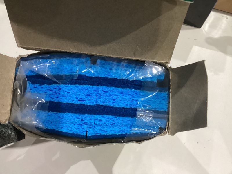 Condition photo showing Good Condition for scrubit non-scratch cleaning scrub sponges- scrubbing dish sponge ideal for washing kitchen,dishes, bathroom &more – dishwashing sponge along with a thought scrubber – 24 sponges 24 count (pack of 1)