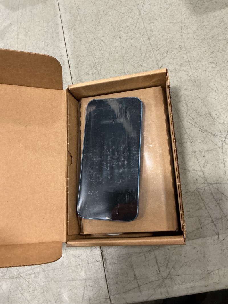 Condition photo showing Good Condition for apple iphone 13, 256gb, blue - unlocked (renewed) 256gb blue unlocked renewed  ***working condition verified. no network or connectivity tests were performed. bidder be advised ***