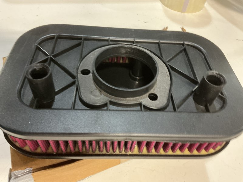 Condition photo showing As Is for high performance air filter 29331-04 for 2004-2013 harley davidson sportster series all models (except xl1200v)