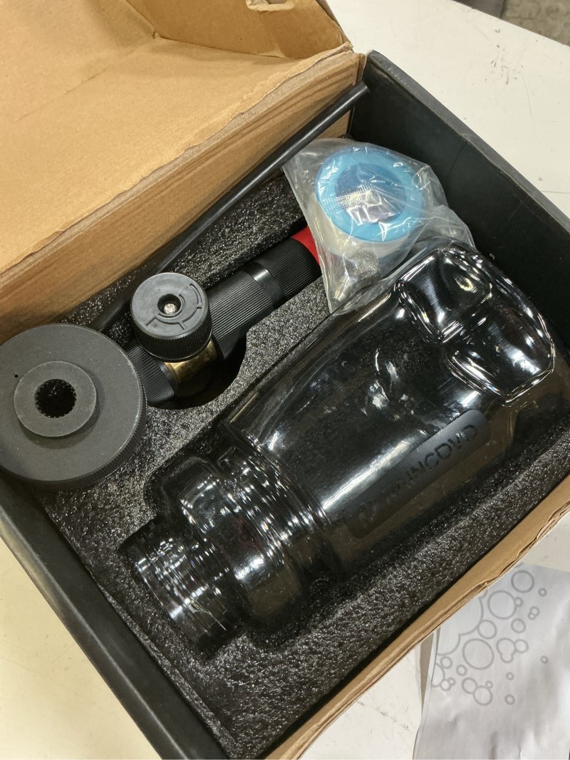 Condition photo showing Good Condition for raincovo foam cannon wide mouth for pressure washer, thick snow foam lance for car wash, adjustable soap cannon with 1/4 inch quick connector, additional 1.1mm orifice nozzle