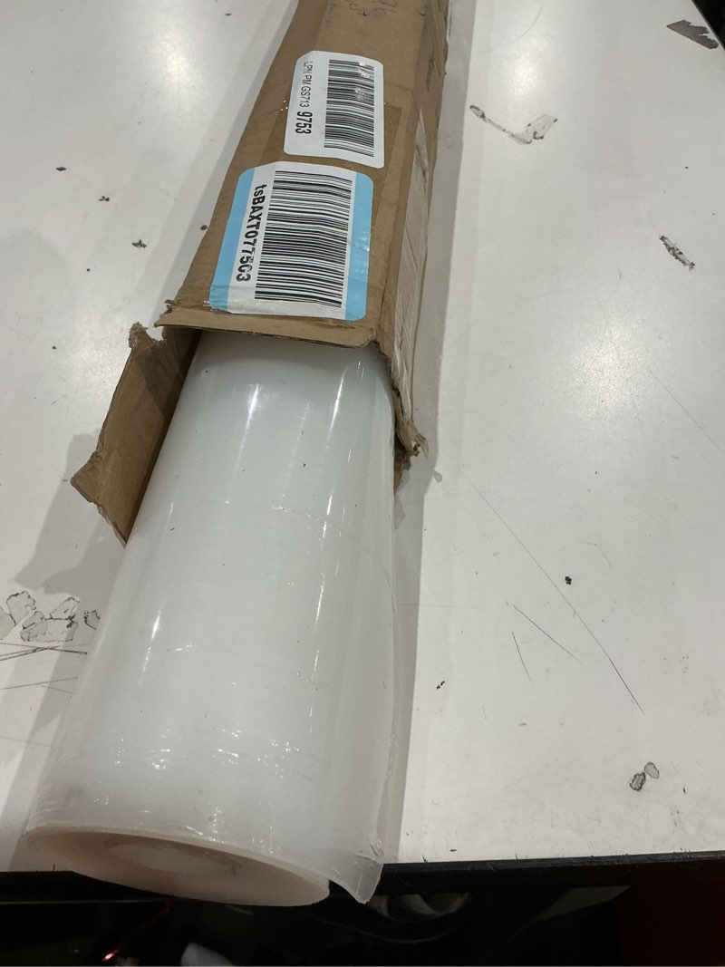 Condition photo showing As Is for 2mm thick silicone countertop mat, 23.6"x 23.6" silicone mats for kitchen counter, nonslip heat resistant mat, large kitchen counter mats, waterproof countertop protector, semitransparent translucent 23.6"l x 23.6"w
