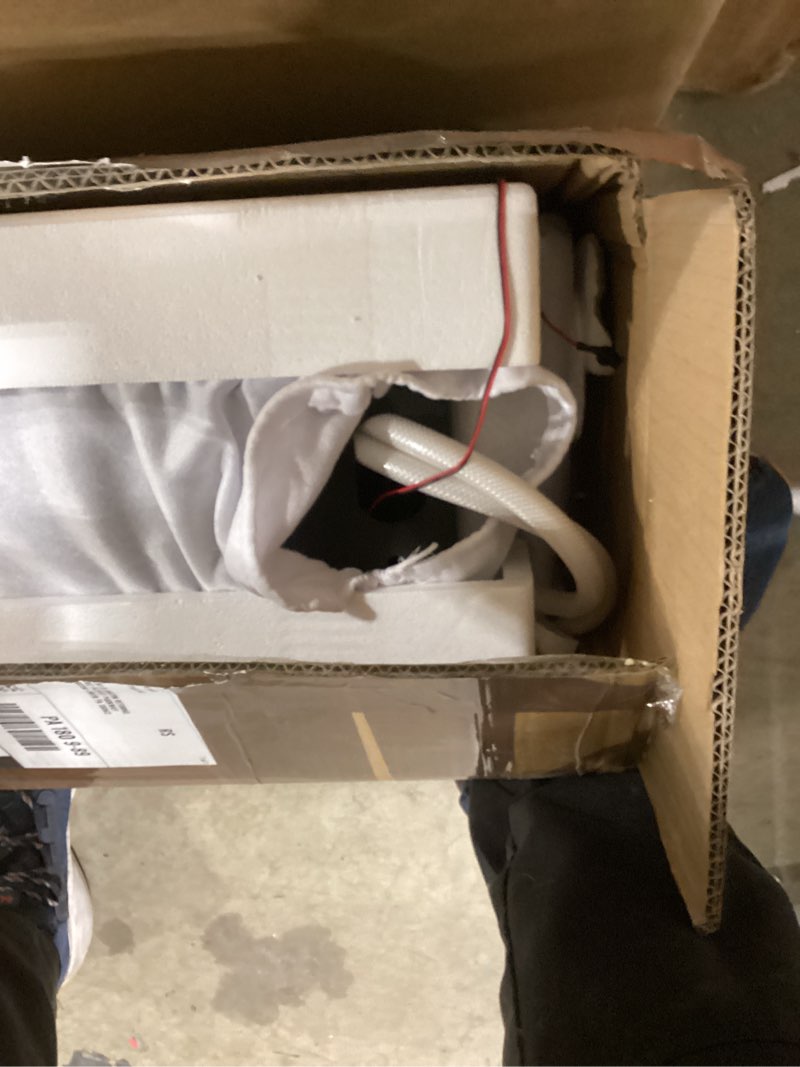 Condition photo showing Good Condition for Homevacious 5 In 1 Shower Panel Tower System LED Rain Waterfall Shower Head and Adjustable Massage Body Jets 3 Settings Handheld Head and Tub Spout Stainless Steel Bathroom Panel Matte Black Matte Black 5 IN 1 - LED Shower Overhead