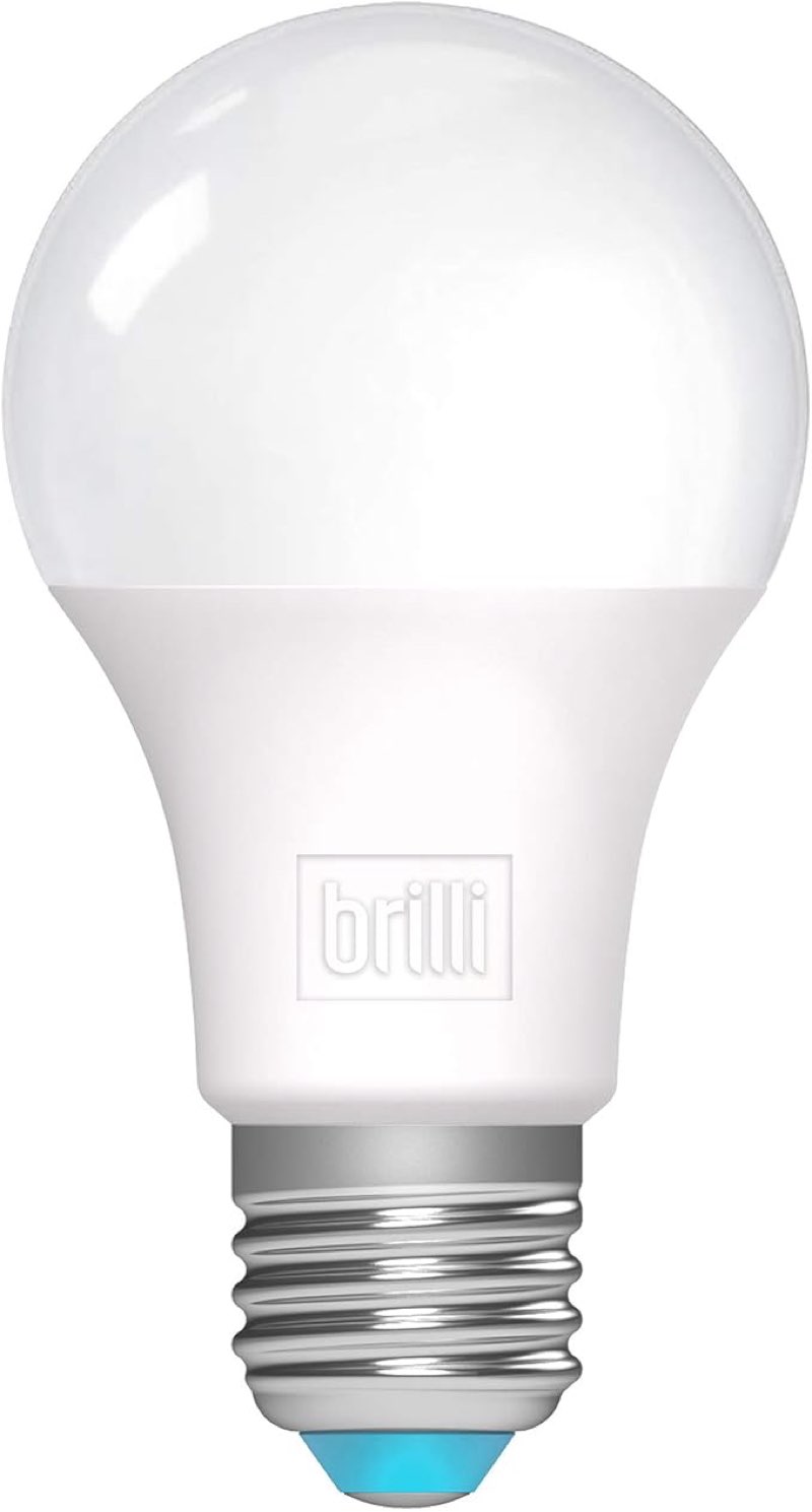 Brilli Wellness Lighting 23180-000 Charge Up Energy-Boosting Dimmable LED A19 11.5-watt (75W equivalent) Light Bulb, 1-Pack, Cool White